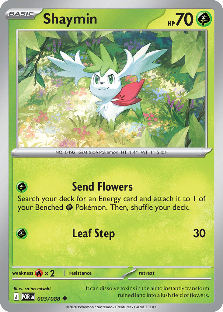 Shaymin - 003/088 (POR) Uncommon