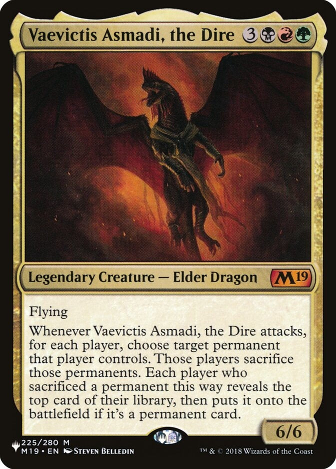 Vaevictis Asmadi, the Dire (M19-M-LIST)