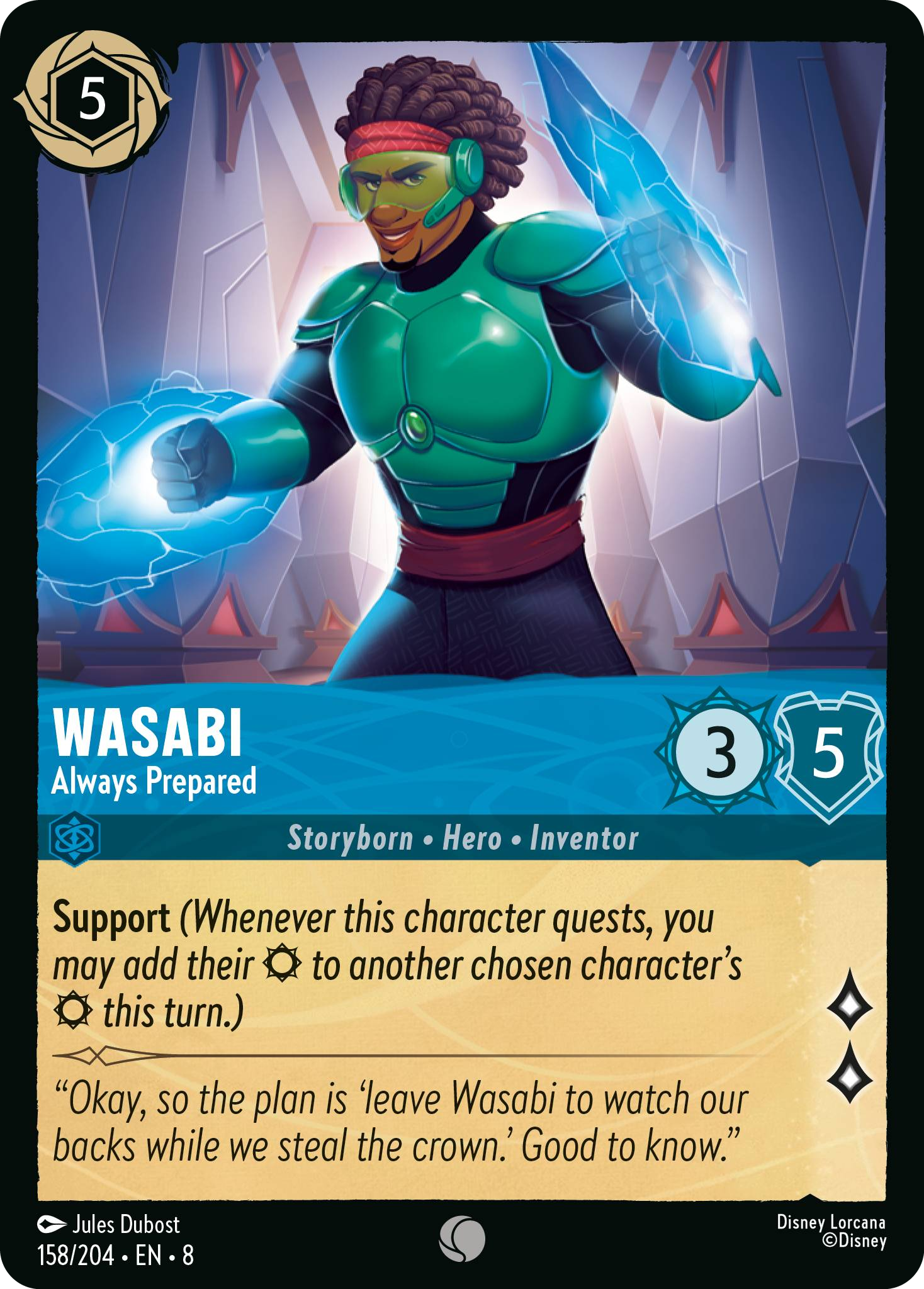 Wasabi - Always Prepared (Reign of Jafar - 158/204 ) Common