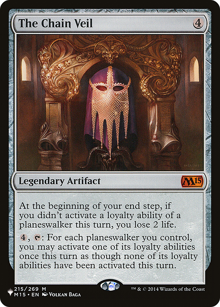 The Chain Veil (M15-M-LIST) - Moderately Played