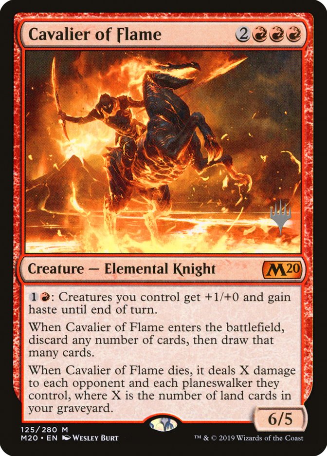 Cavalier of Flame (M20-M-PP)