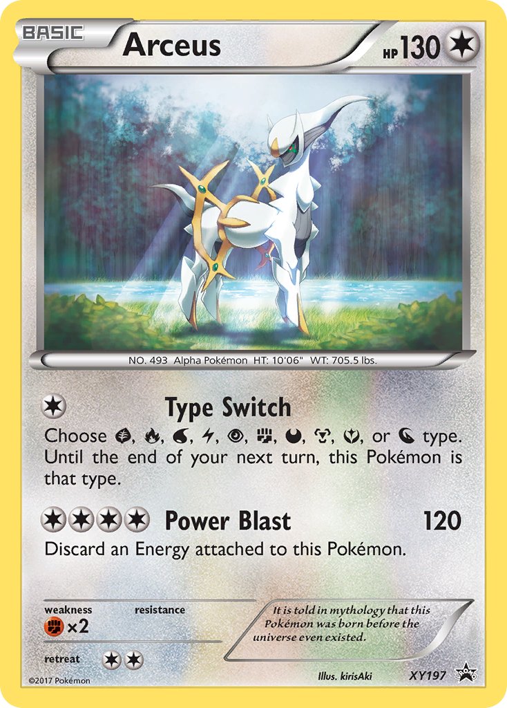 Arceus - XY197 (XY:PR) Promo - Near Mint Holofoil