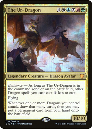 The Ur-Dragon (C17-M-FOIL) Moderate Play