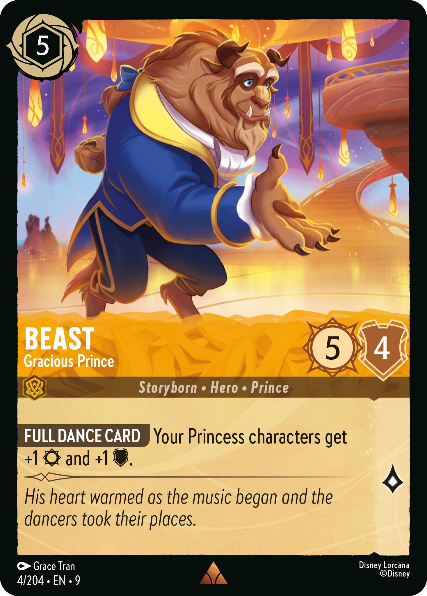 Beast - Gracious Prince (Fabled - 004/204)  Rare
