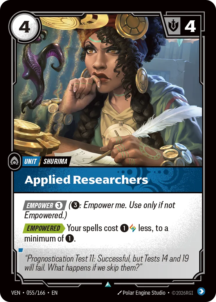 Applied Researchers - 055/166 (VEN) Uncommon