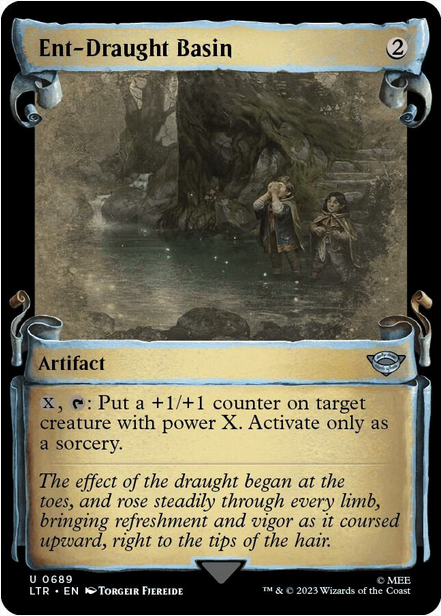 Ent-Draught Basin [#0689 Showcase Scrolls] (LTR-U)