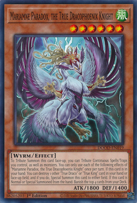 Mariamne Paradox, the True Dracophoenix Knight (DOOD-EN019)