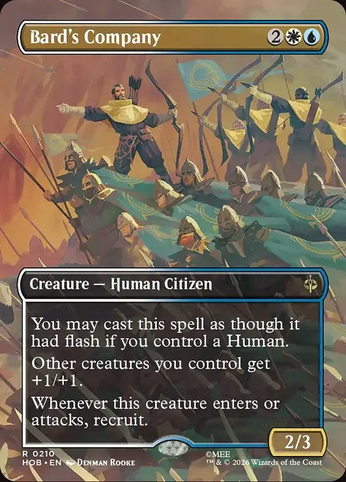 Bard's Company [ #0210 Borderless Scene ] (HOB-R)