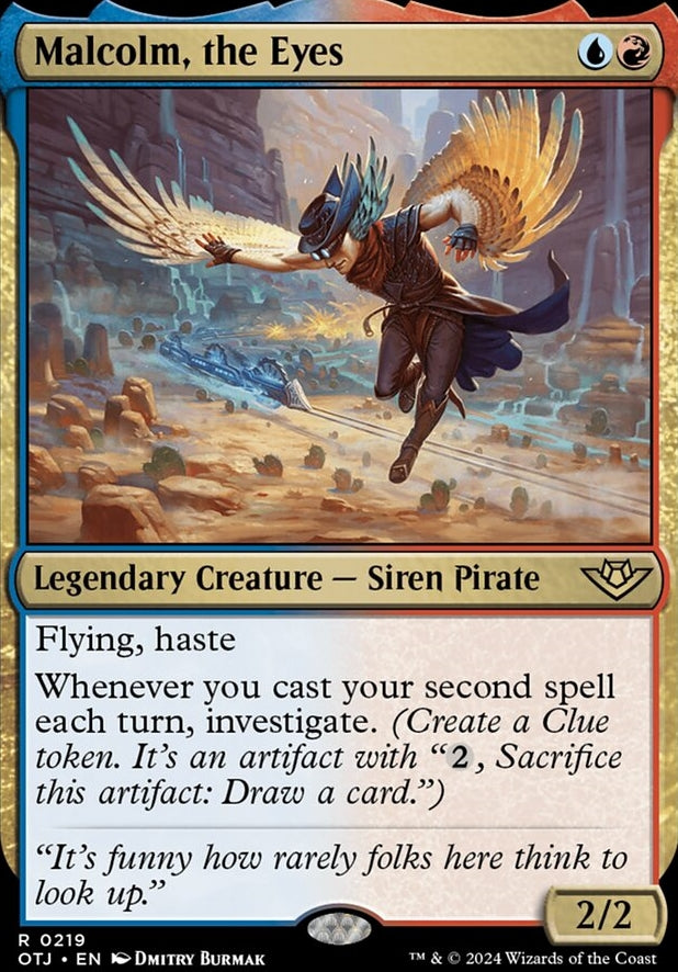 Malcolm, the Eyes [#0219] (OTJ-R-FOIL)