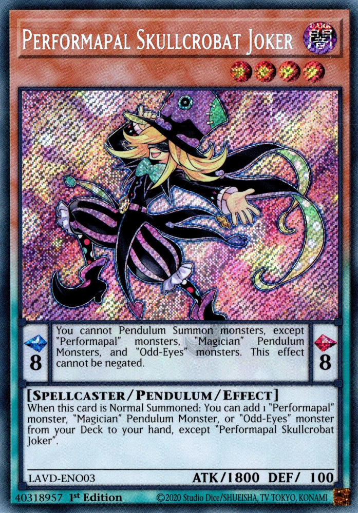 Performapal Skullcrobat Joker (LAVD-ENO03)