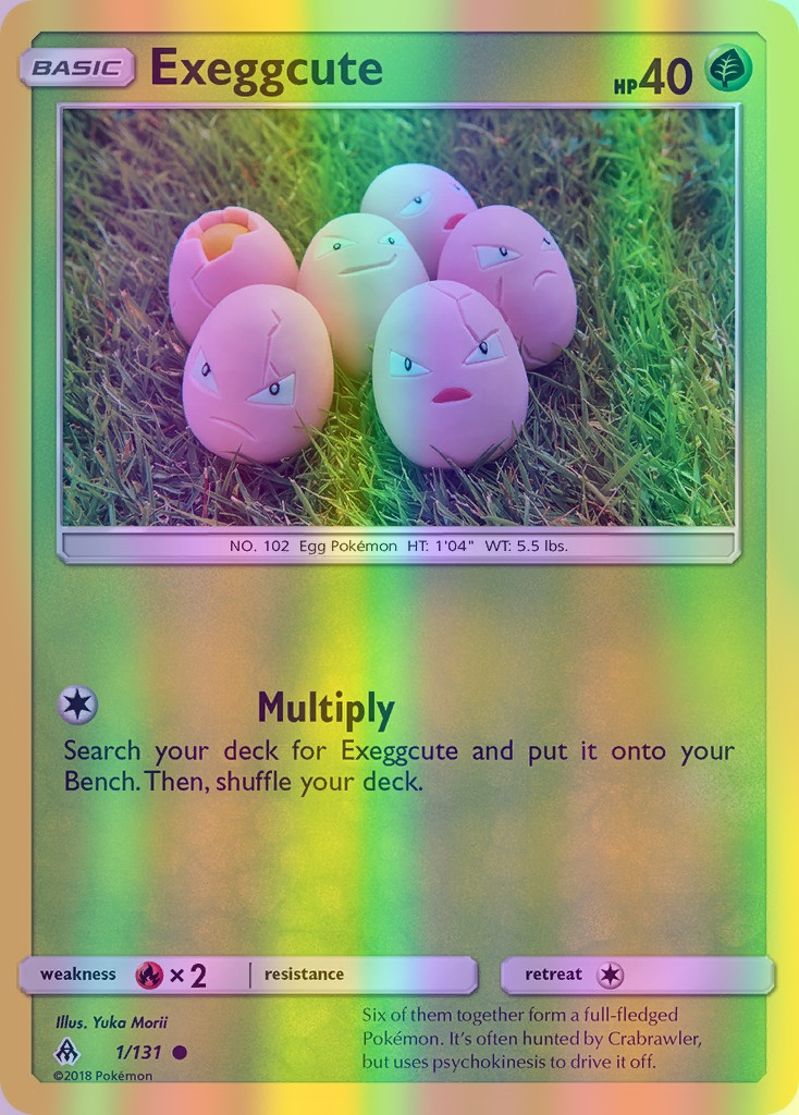 Exeggcute - 001/131 (FLI) Common - Near Mint Reverse Holofoil