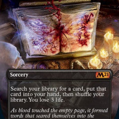 Grim Tutor [#315 Alternate-Art Borderless] (M21-M) Light Play