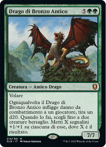 Ancient Bronze Dragon (CLB-M) Italian Light Play