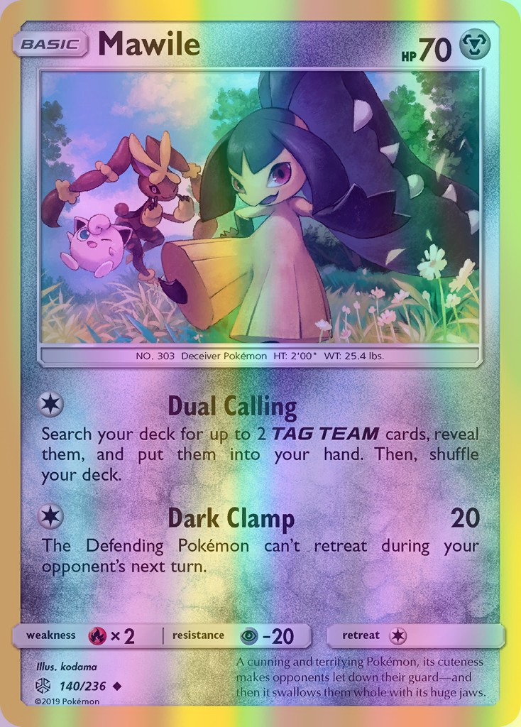 Mawile - 140/236 (CEC) Uncommon - Near Mint Reverse Holofoil
