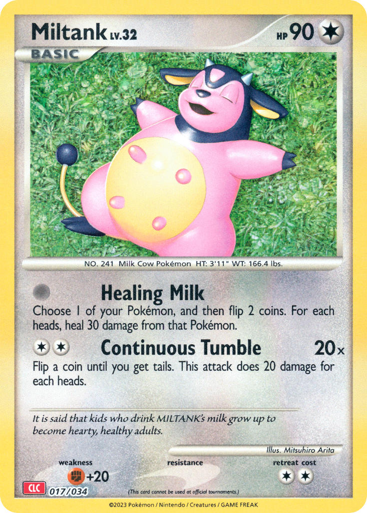 Miltank - 017/034 (TCG:CLC) Classic Collection - Near Mint Holofoil