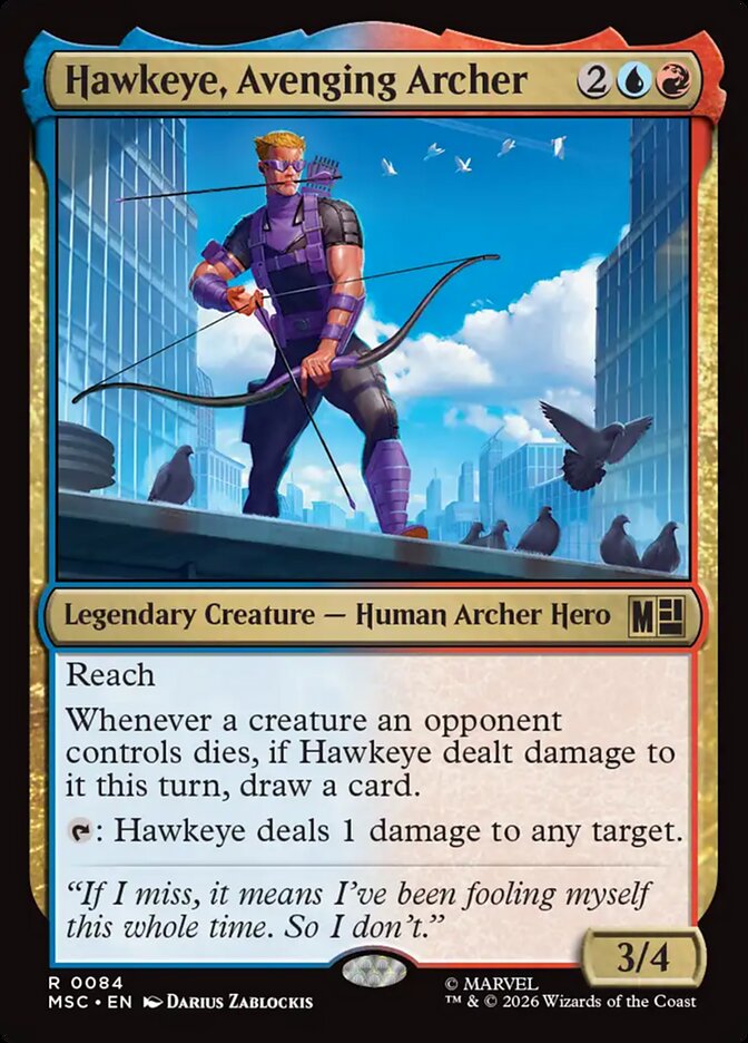 Hawkeye, Avenging Archer [ #0084 ] (MSC-R)