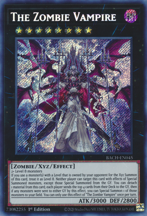 The Zombie Vampire (BACH-EN045) Secret Rare - Near Mint 1st Edition