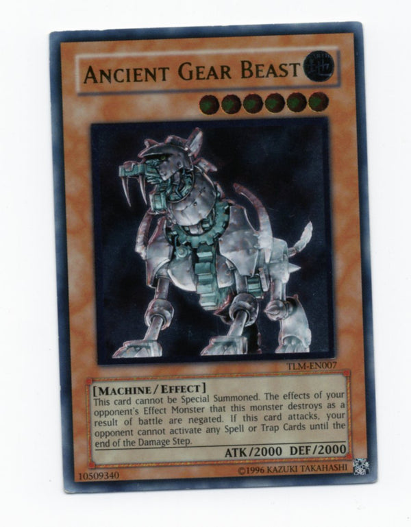 Ancient Gear Beast (TLM-EN007) Ultimate Rare Light Play Unlimited