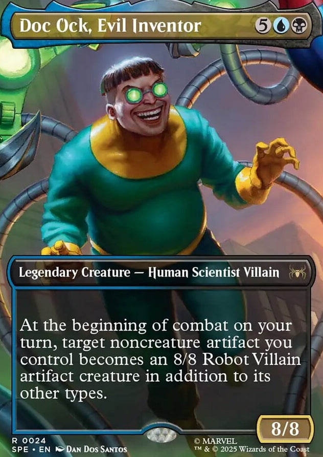 Doc Ock, Evil Inventor [ #0024 Borderless ] (SPE-R)