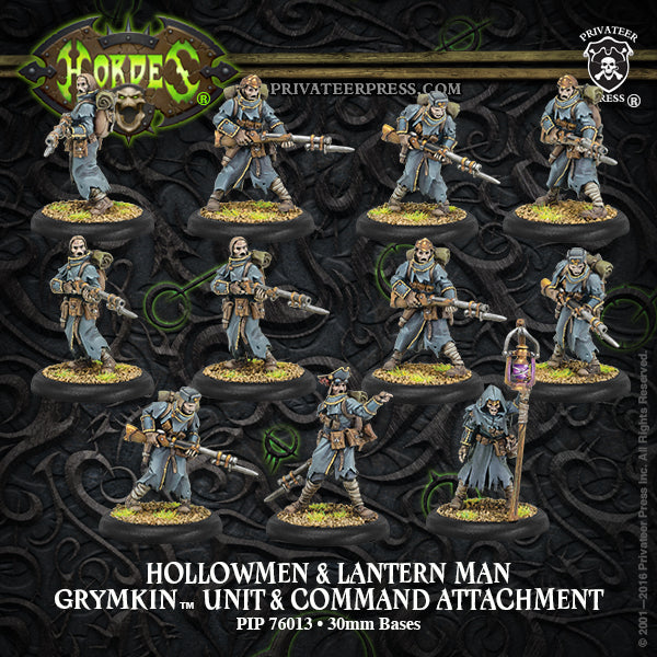 Hordes: Grymkin - Hollowmen and Lantern Man, Unit (11 Plastic)