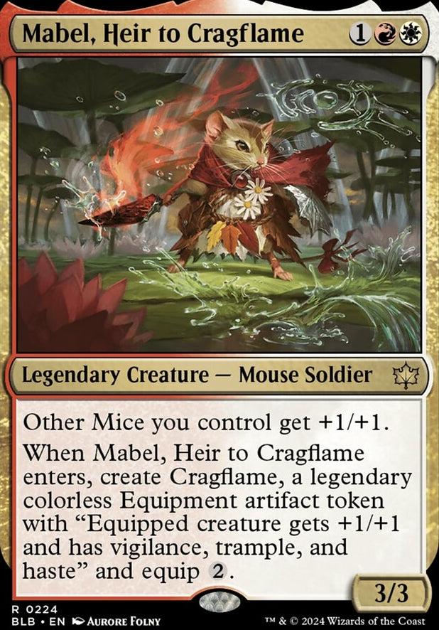 Mabel, Heir to Cragflame [#0224] (BLB-R-FOIL)