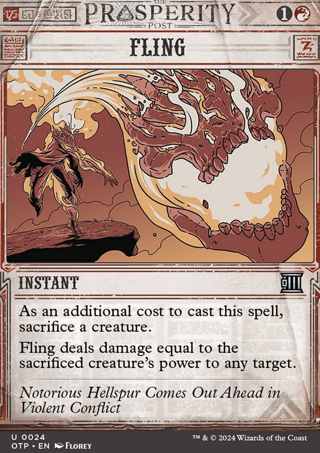 Fling [#0024 Showcase] (OTP-U-FOIL)