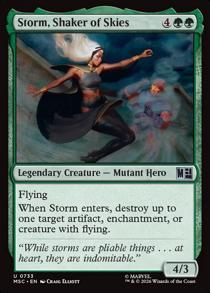 Storm, Shaker of Skies [ #0733 ] (MSC-U)