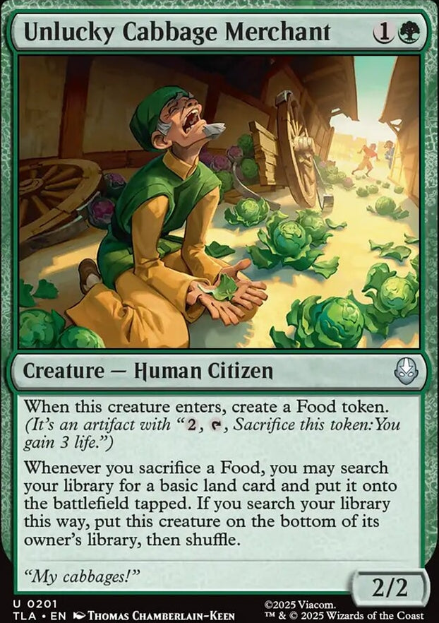 Unlucky Cabbage Merchant [ #0201 ] (TLA-U)