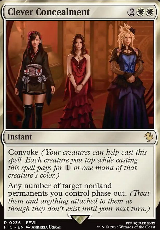 Clever Concealment [ #0236 Surge Foil ] (FIC-R)