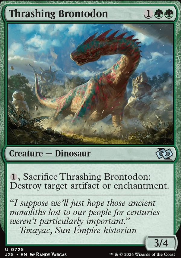 Thrashing Brontodon [#0725] (J25-U)