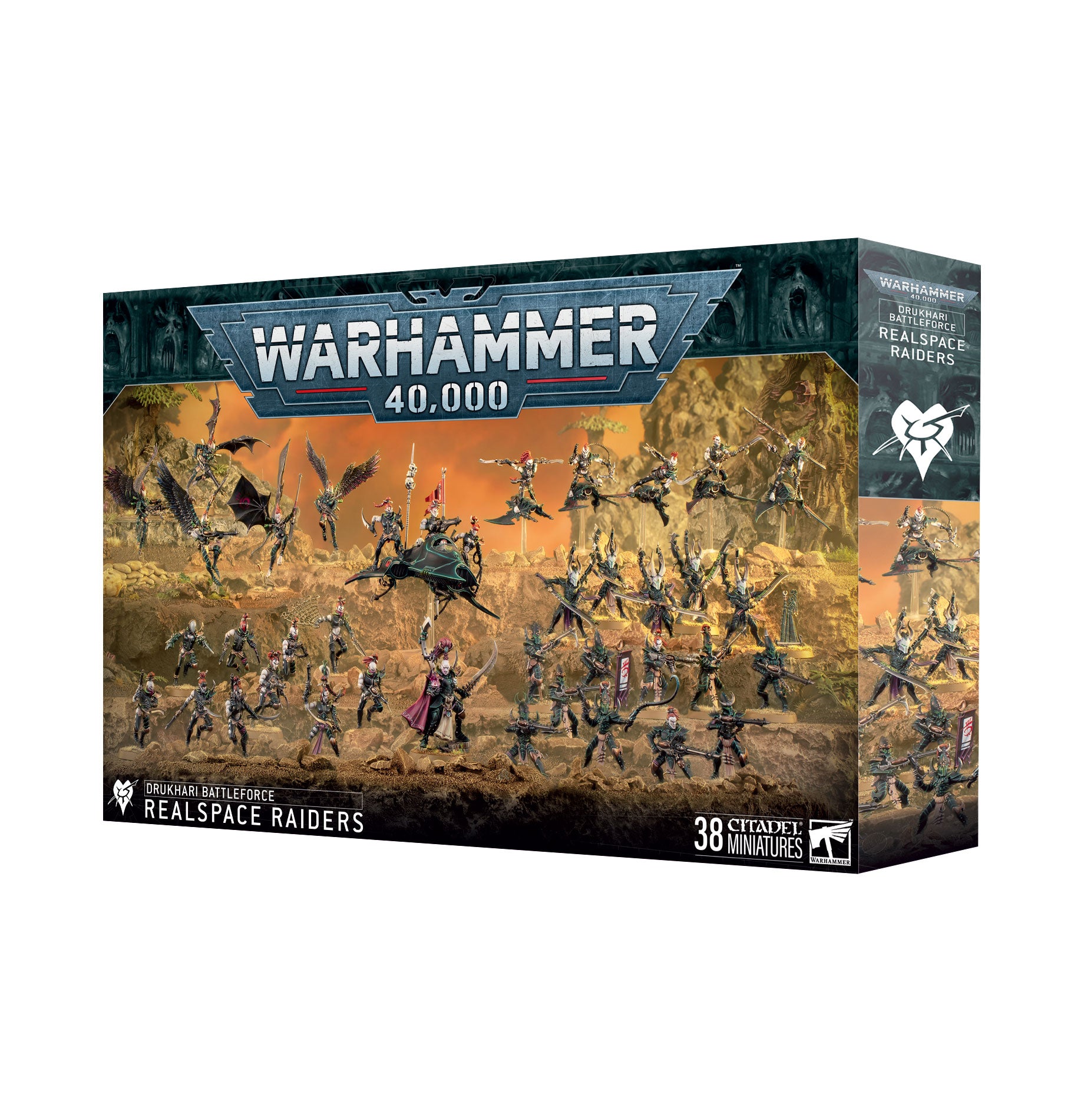 40K: Drukhari - Battleforce: Realspace Raiders (38 Miniatures) (Release Date: 10.11.25)