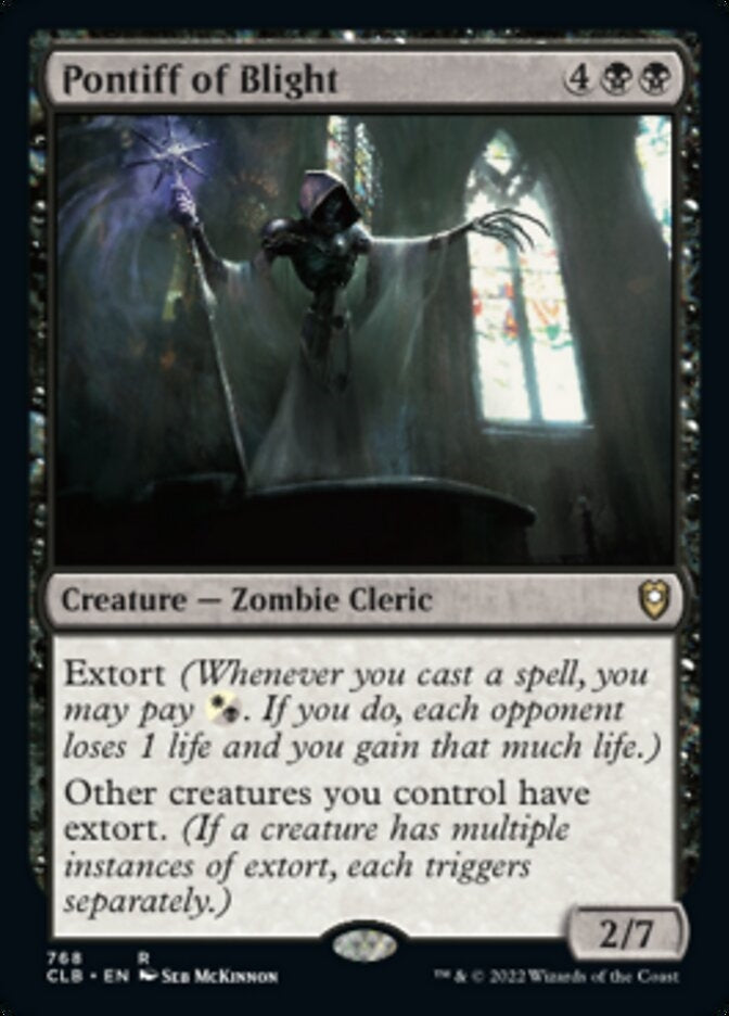 Pontiff of Blight [#768 Commander Decks] (CLB-R)
