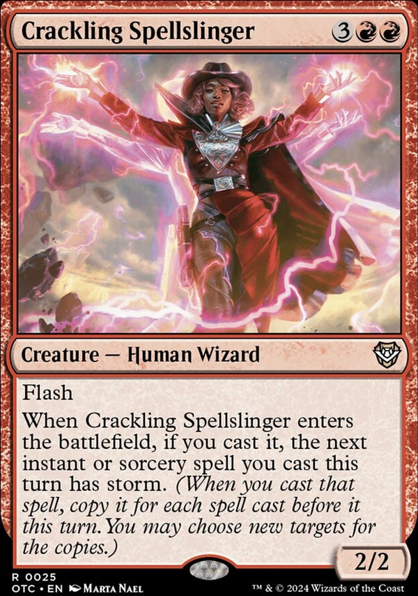 Crackling Spellslinger [#0025] (OTC-R)