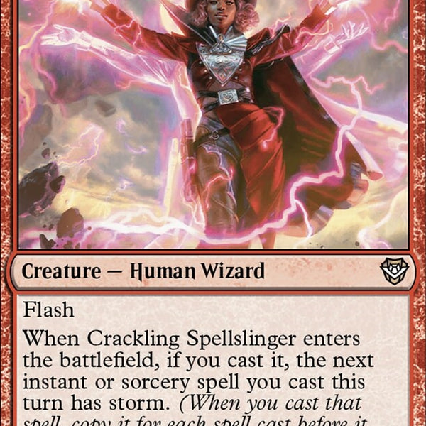 Crackling Spellslinger [#0025] (OTC-R)