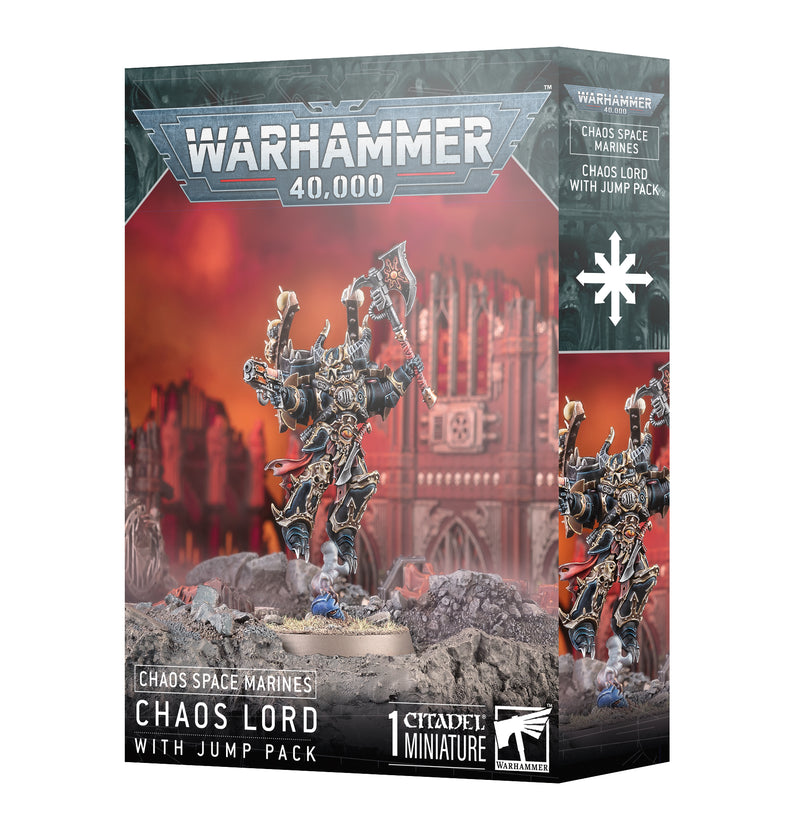 40K: Heretic Astartes: Chaos Space Marines - Chaos Lord with Jump Pack