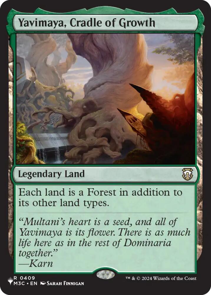 Yavimaya, Cradle of Growth [#0409] (M3C-R-LIST)