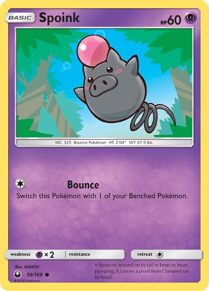 Spoink - 059/168 (CES) Common - Near Mint