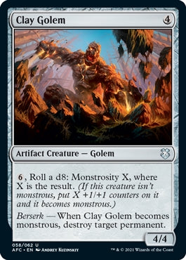 Clay Golem [ #0058 ] (AFC-U)