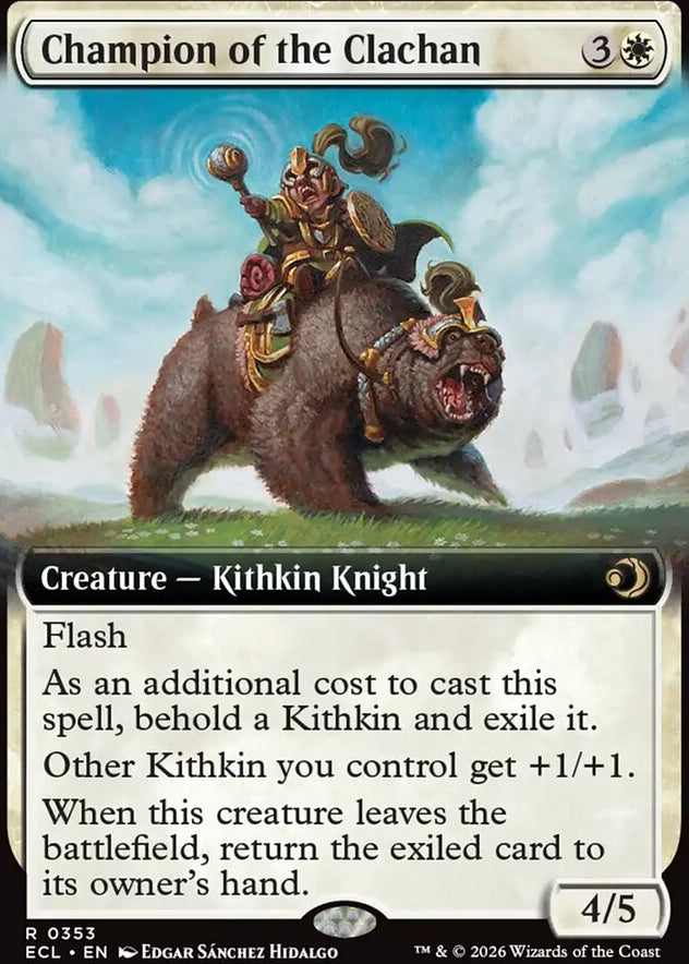 Champion of the Clachan [ #0353 Extended Art ] (ECL-R)