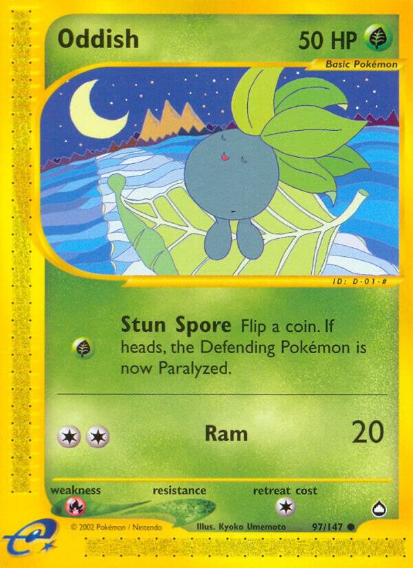 Oddish - 097/147 (AQ) Common Light Play