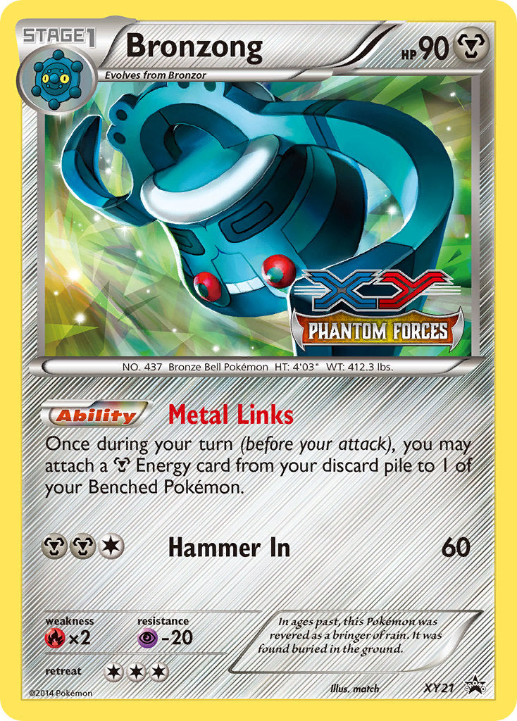 Bronzong (Prerelease) - XY21 (XY:PR) Promo - Near Mint Holofoil