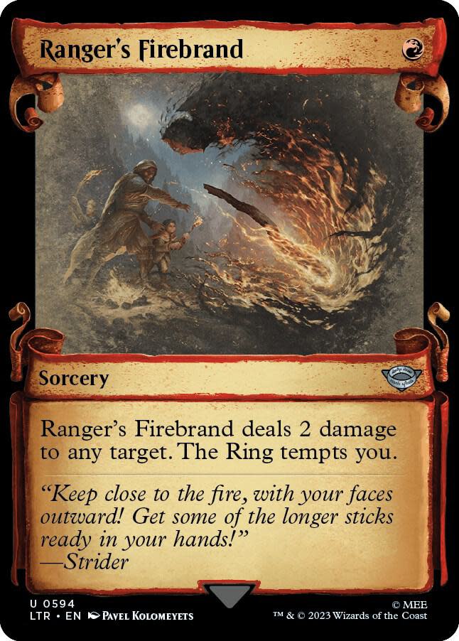 Ranger's Firebrand [#0594 Showcase Scrolls] (LTR-U)