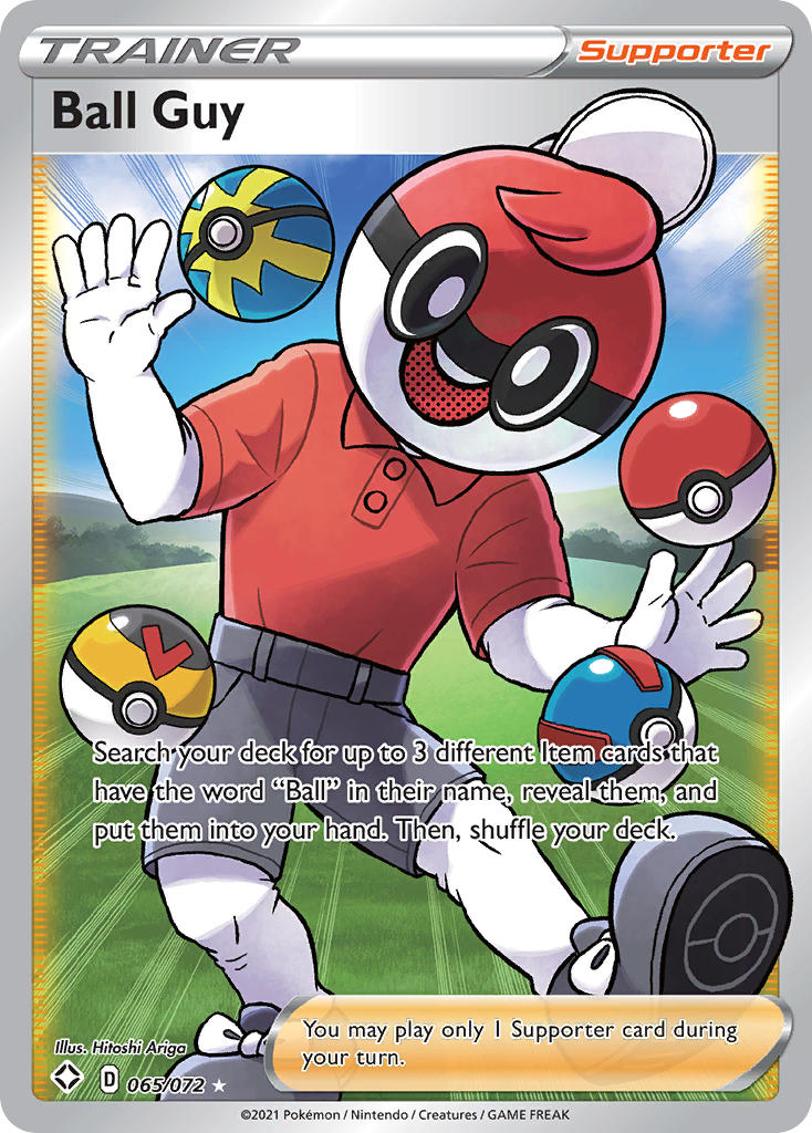 Ball Guy (Full Art) - 065/072 (SHF) Ultra Rare - Near Mint Holofoil