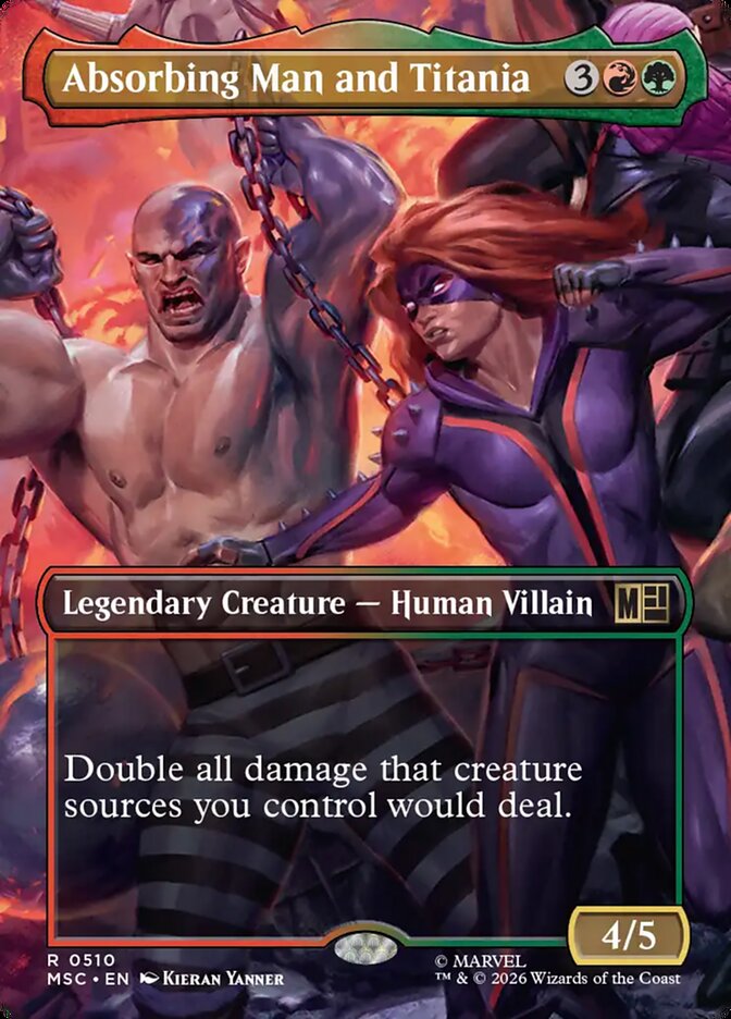 Absorbing Man and Titania [ #0510 Borderless ] (MSC-R)