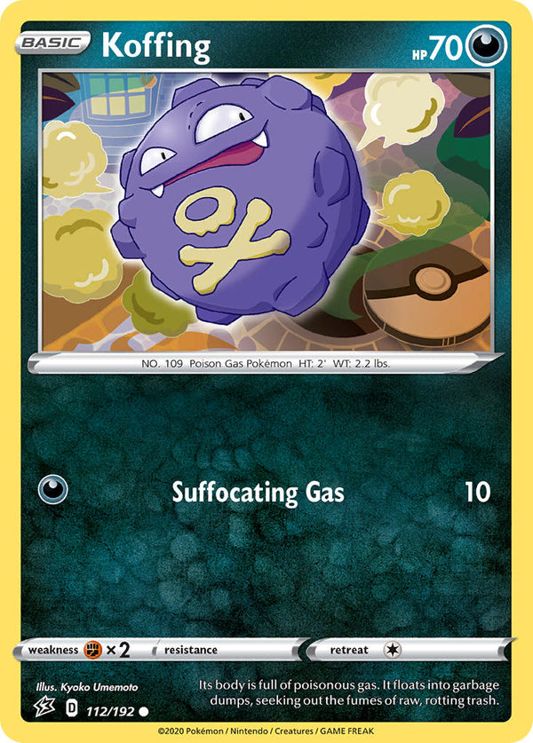 Koffing - 112/192 (SWSH02) Common - Near Mint