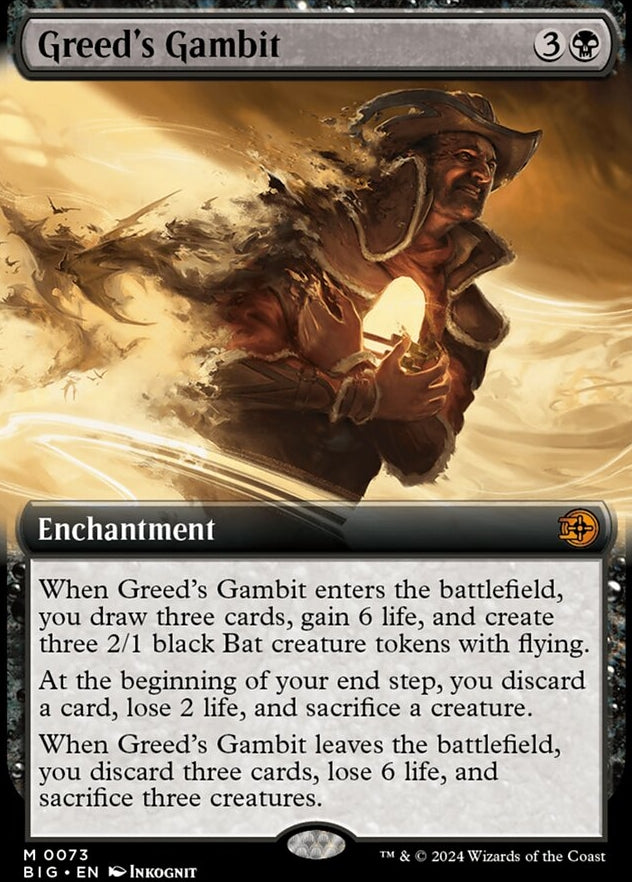 Greed's Gambit [#0073 Extended Art] (BIG-M)