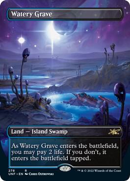 Watery Grave [#278 Alternate Art Borderless] (UNF-R-FOIL)