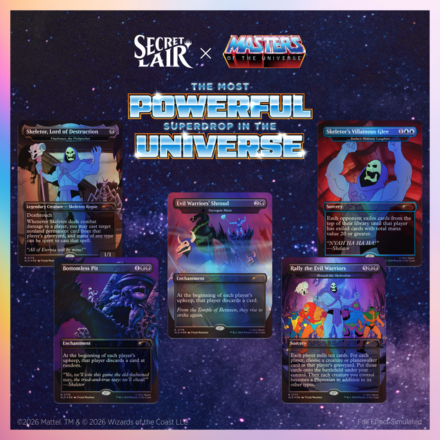 MTG: Secret Lair x Masters of the Universe: Nyah-ha-ha! Foil Edition