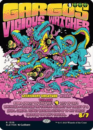 Gargos, Vicious Watcher [#1329] (SLD-R-FOIL)
