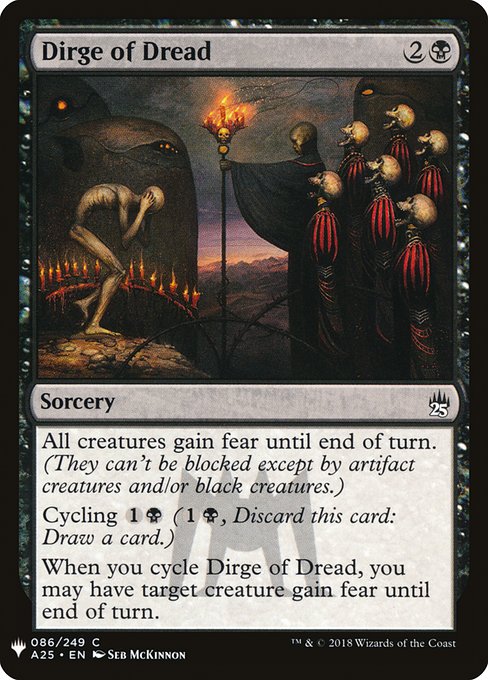 Dirge of Dread [Mystery Booster #0628] (A25-C)